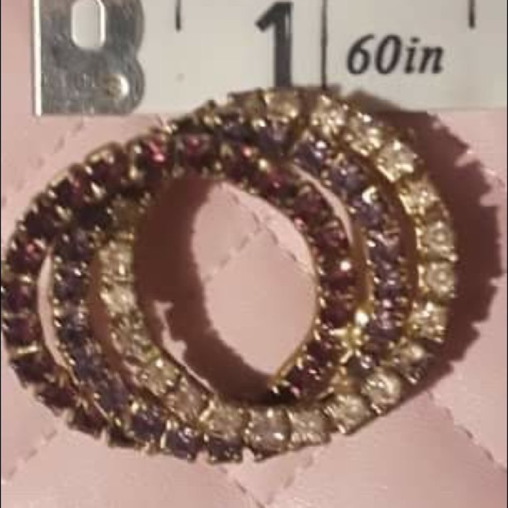 Beautiful three colored Vintage brooch